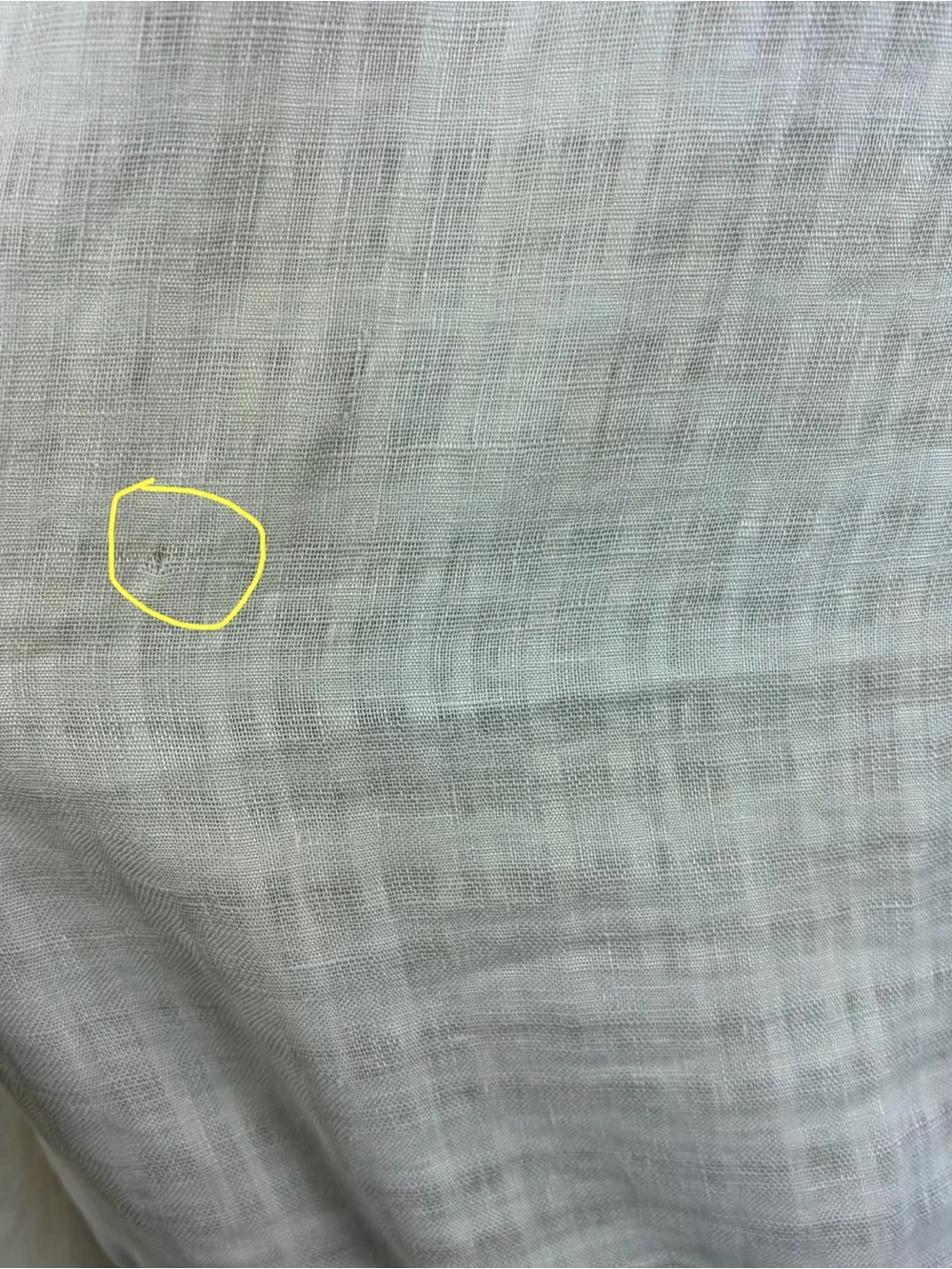 Tory Burch White Linen Blouse